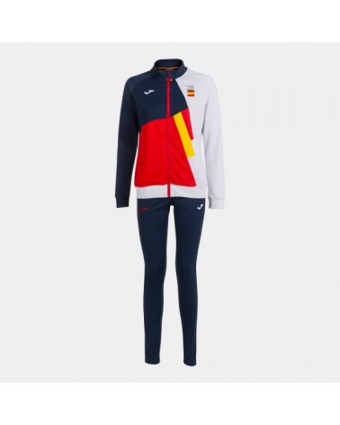 Free Time Tracksuit Coe Red-navy Woman