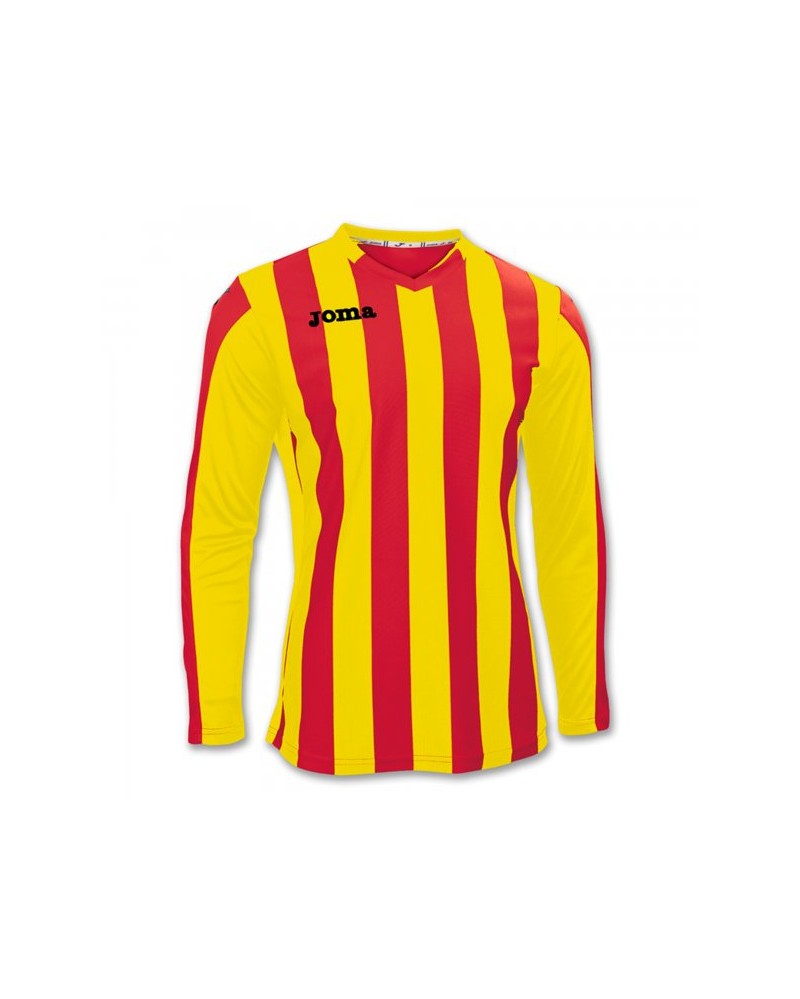 Camiseta Copa Rojo-amarillo M/l