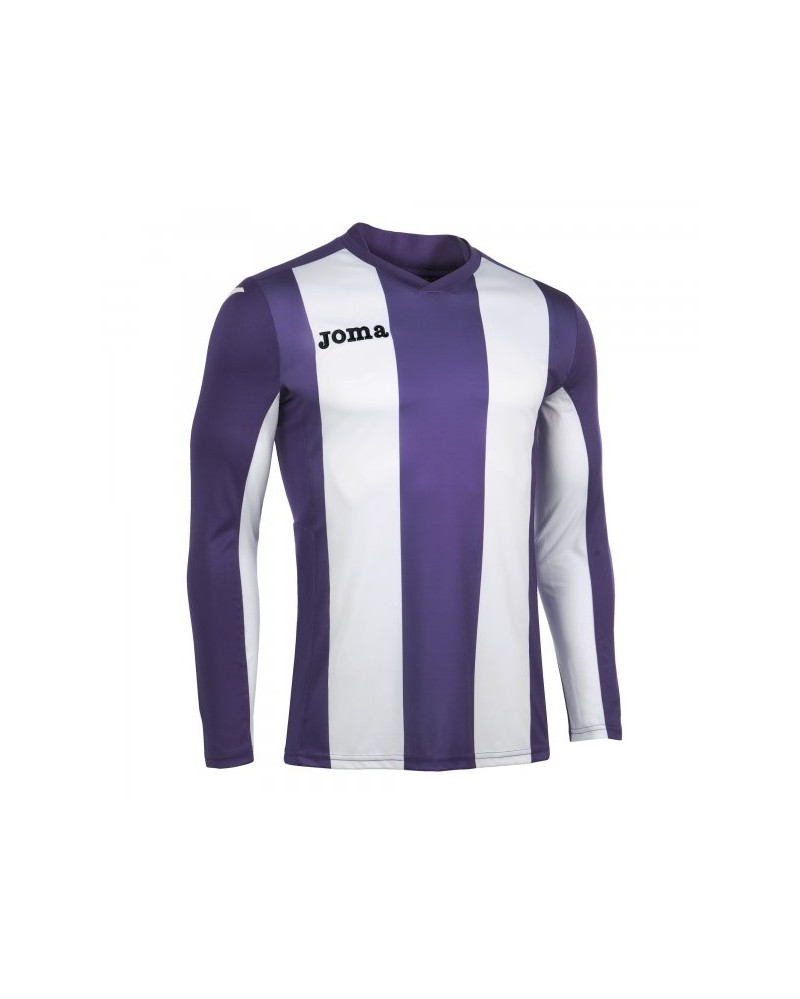 T-shirt Pisa Purple-white L/s