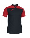 Polo Shirt Hobby Ii Black-red S/s