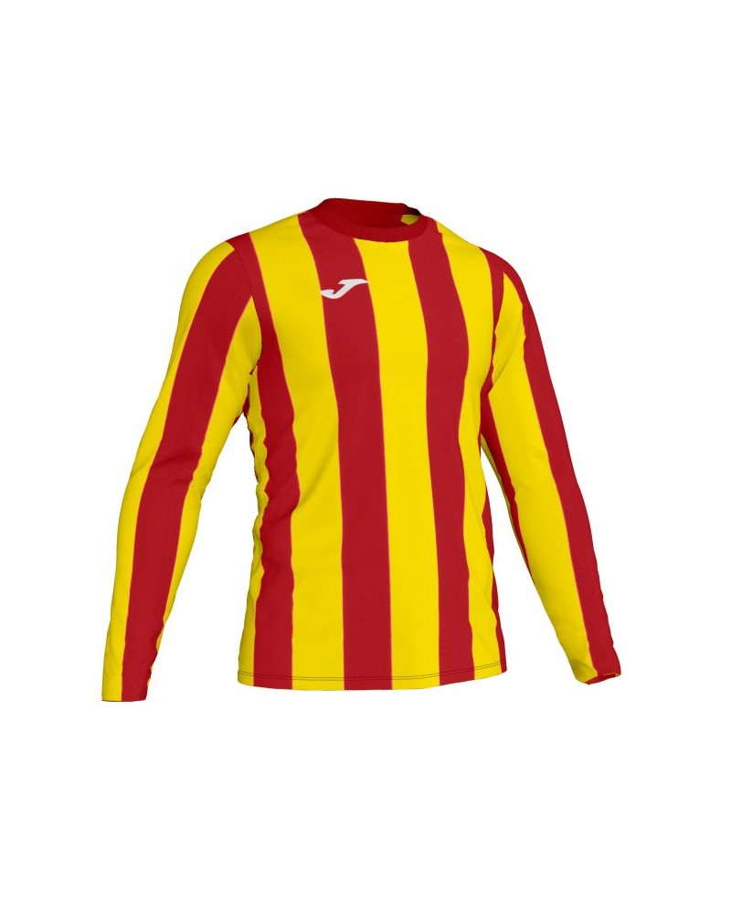 Inter T-shirt Red-yellow L/s