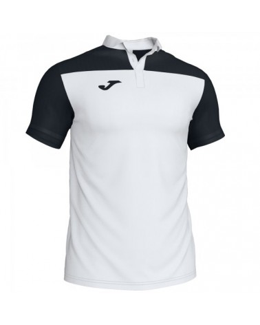 Polo Shirt Hobby Ii White-black S/s