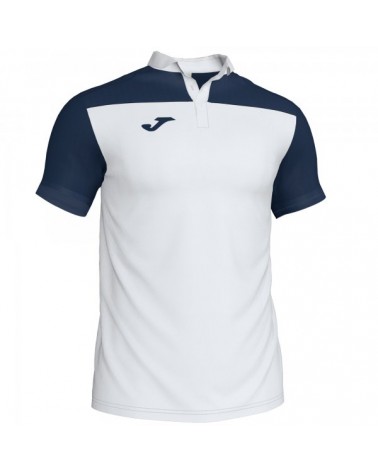 Polo Shirt Hobby Ii White-navy S/s