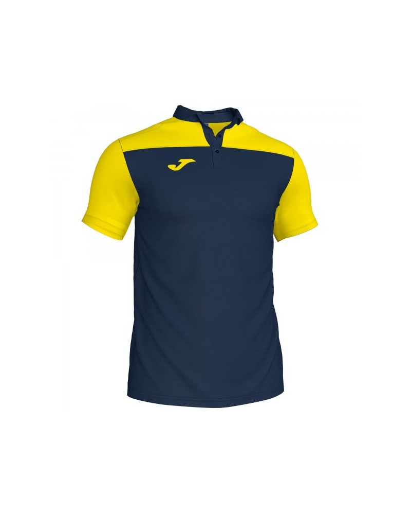 Polo Shirt Hobby Ii Navy-yellow S/s