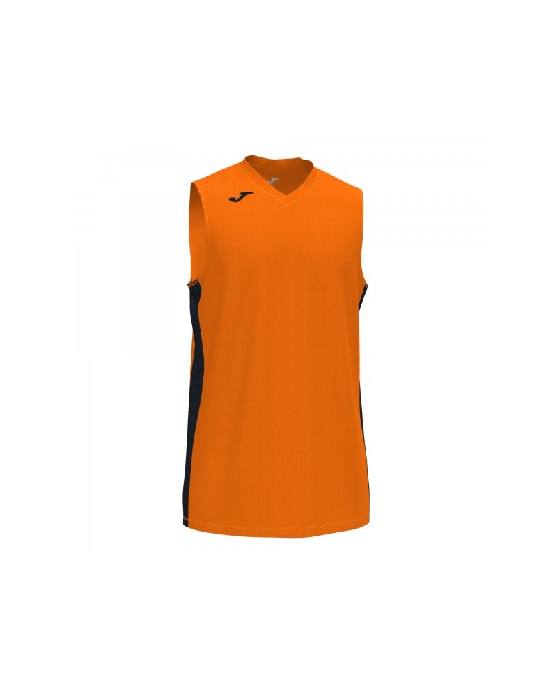 Cancha Iii T-shirt Orange-black Sleeveless