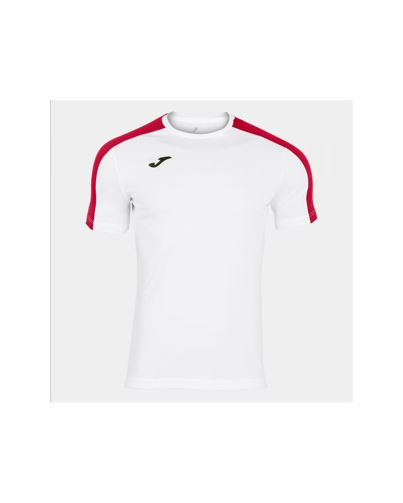 Academy Short Sleeve T-shirt White Red