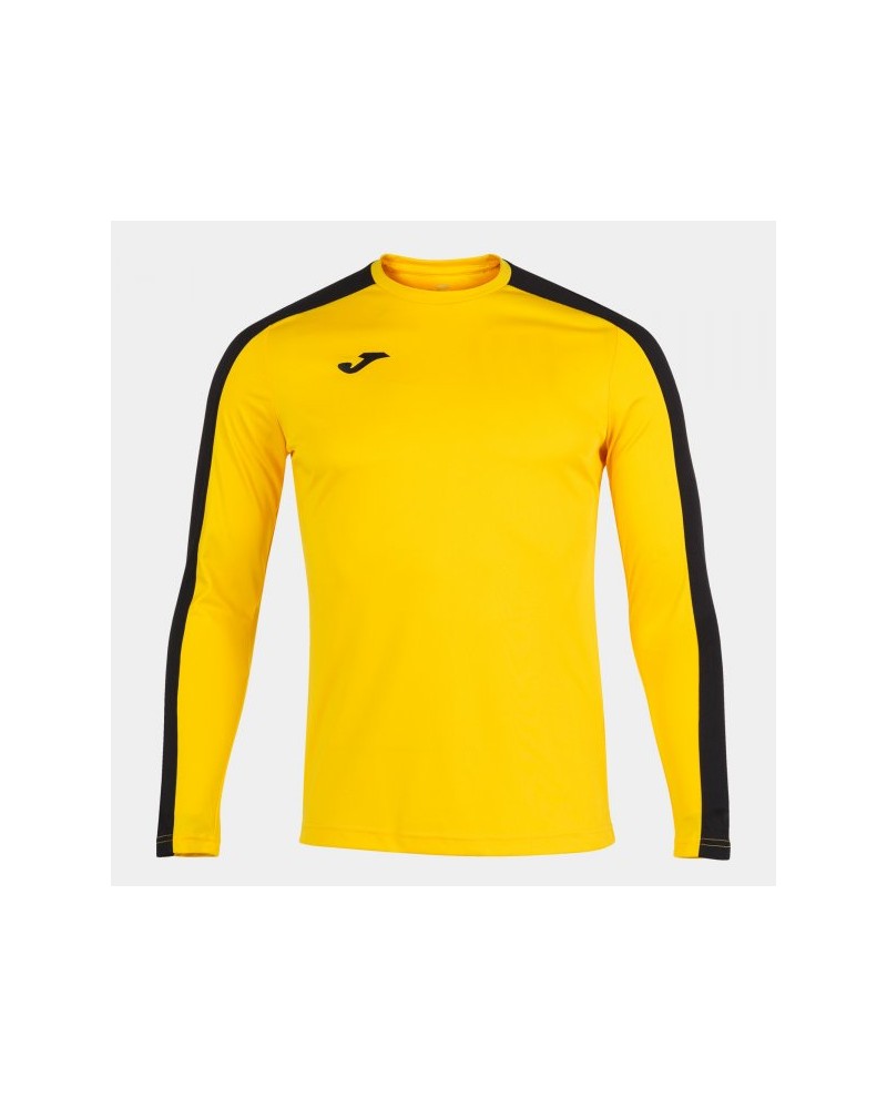Academy T-shirt Yellow-black L/s