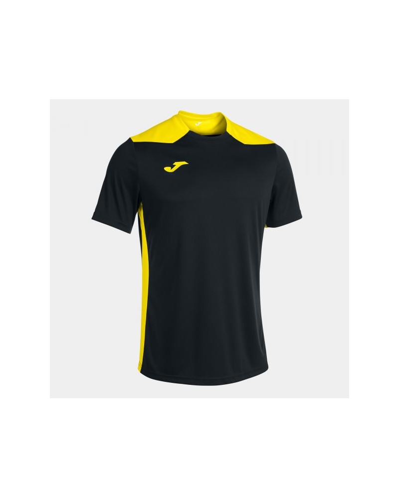 Championship Vi Short Sleeve T-shirt Black Yellow