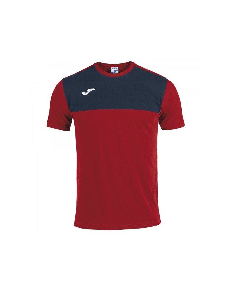 Winnter T-shirt Red-dark Navy S/s