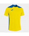 Championship Vi Short Sleeve T-shirt Yellow-royal Blue