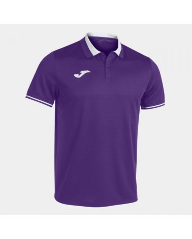 Championship Vi Short Sleeve Polo Purple White