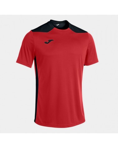 Championship Vi Short Sleeve T-shirt Red Black