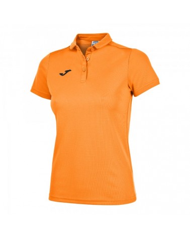 Hobby Women Polo Shirt Orange Fluor S/s