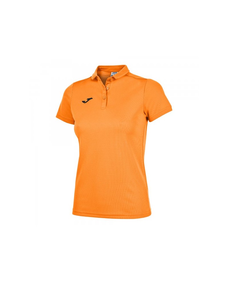 Hobby Women Polo Shirt Orange Fluor S/s