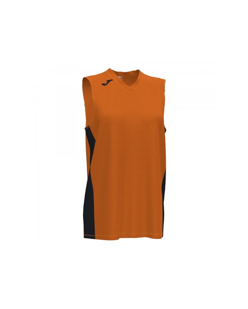 Cancha Iii T-shirt Orange-black Sleeveless