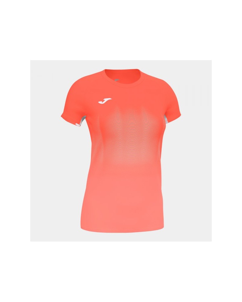 Elite Vii T-shirt Fluor Coral-white S/s