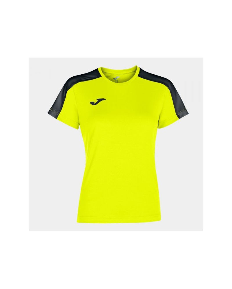 Academy T-shirt Fluor Yellow-black S/s