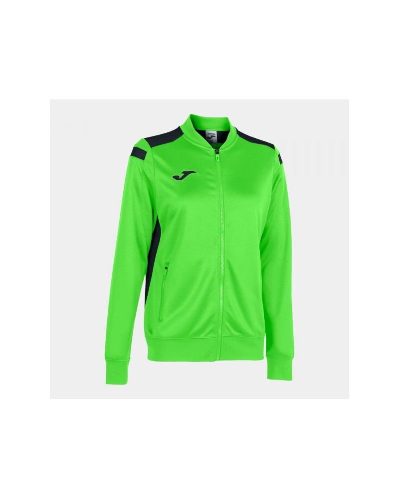 Championship Vi Full Zip Sweatshirt Fluor Green Black