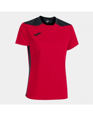 Championship Vi Short Sleeve T-shirt Red Black