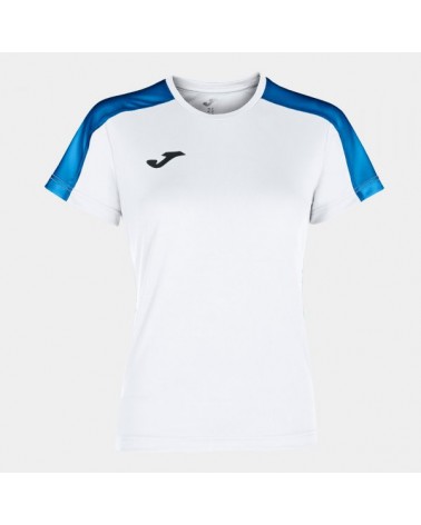Academy T-shirt White-royal S/s
