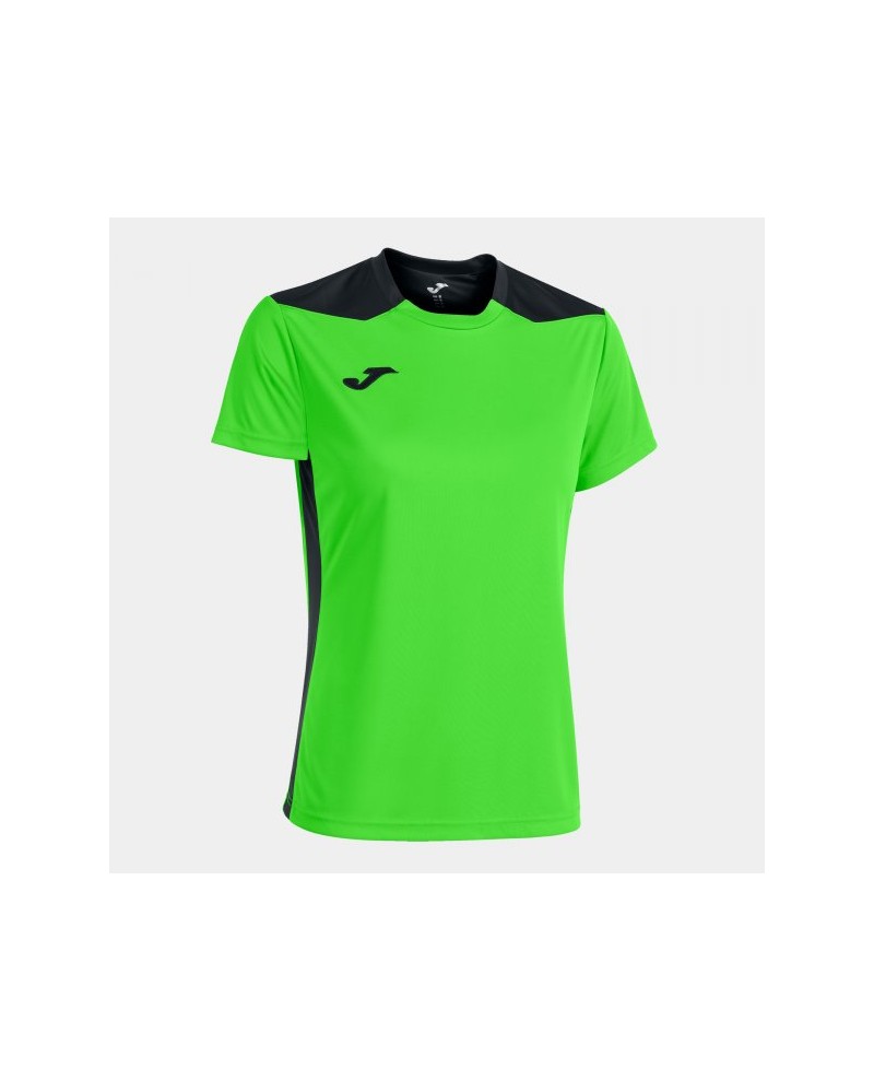 Championship Vi Short Sleeve T-shirt Fluor Green Black