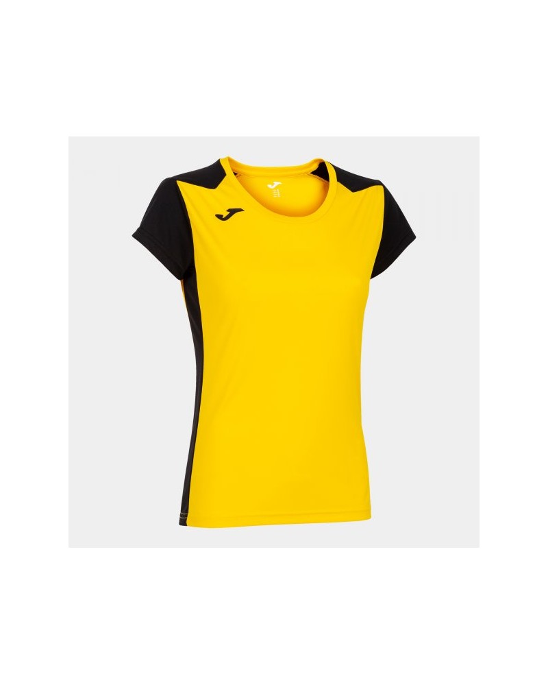 Record Ii Short Sleeve T-shirt Yellow Black