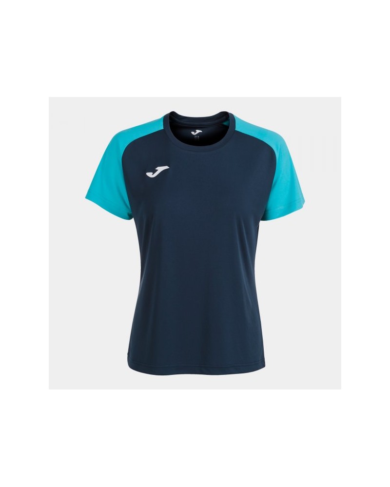 Academy Iv Short Sleeve T-shirt Navy Fluor Turquoise
