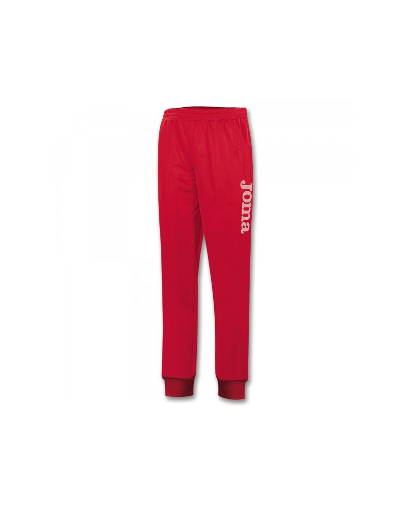 Pantalon Largo Poliester Fleece Suez Rojo