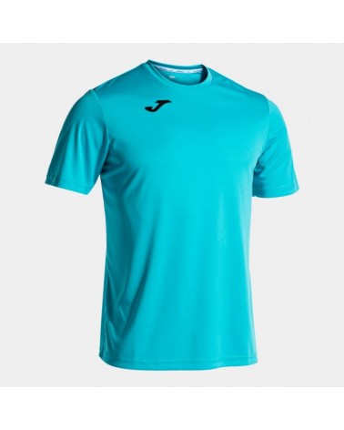 Combi Short Sleeve T-shirt Fluor Turquoise