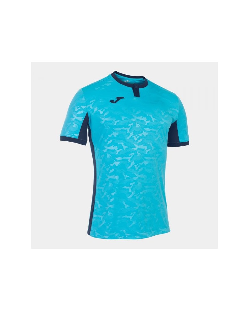 Toletum Ii T-shirt Fluor Turquoise-dark Navy S/s