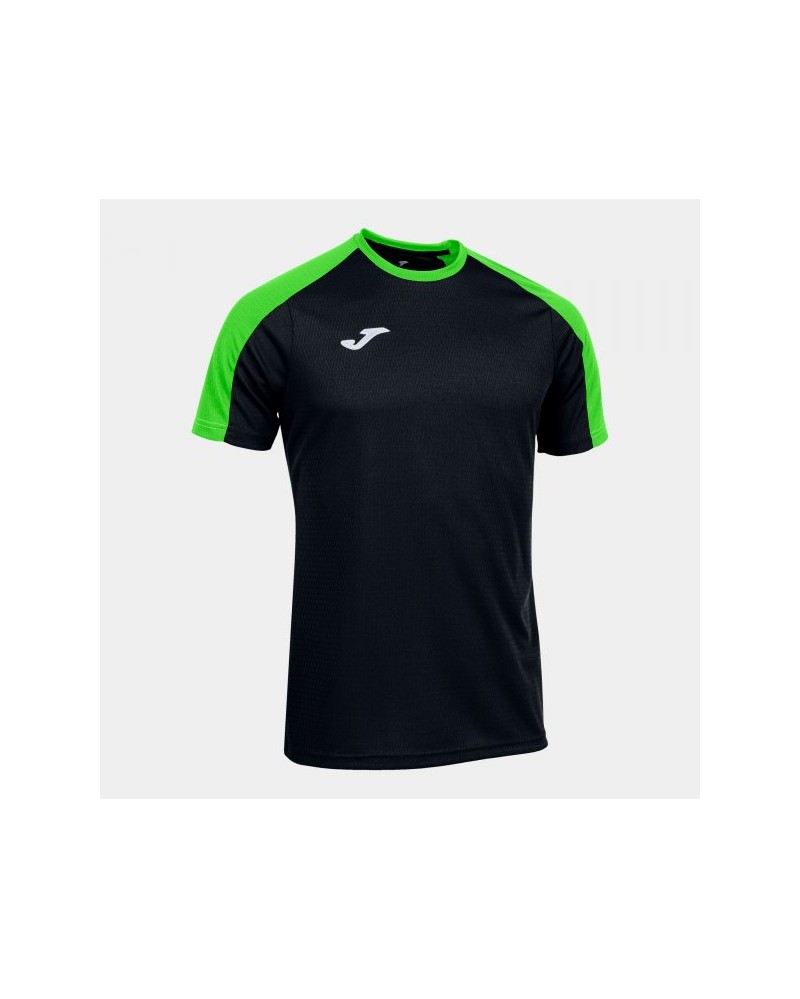 Eco Championship Short Sleeve T-shirt Black Fluor Green