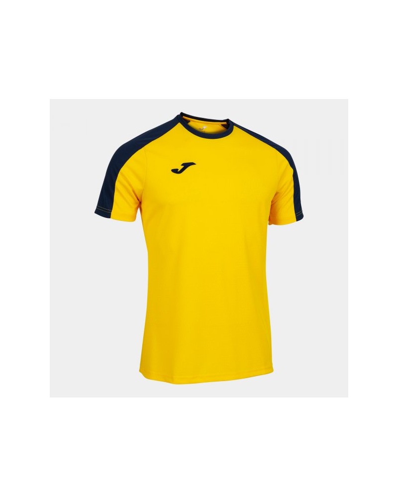 Eco Championship Short Sleeve T-shirt Yellow Navy