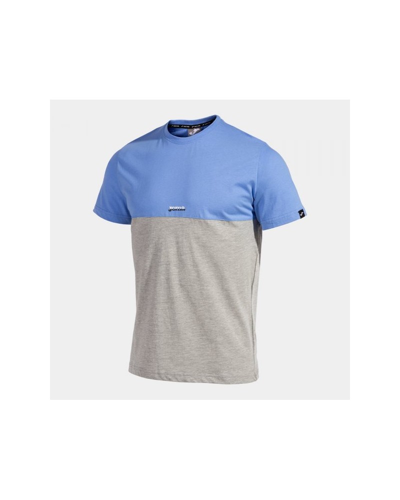 California Short Sleeve T-shirt Blue Melange Grey