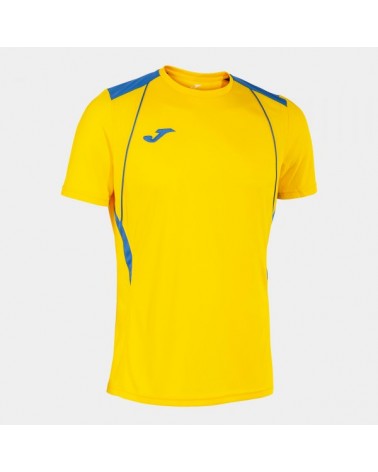 Championship Vii Short Sleeve T-shirt Yellow-royal Blue