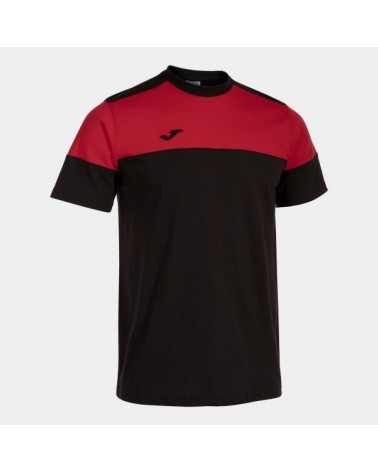 Crew V Short Sleeve T-shirt Black Red