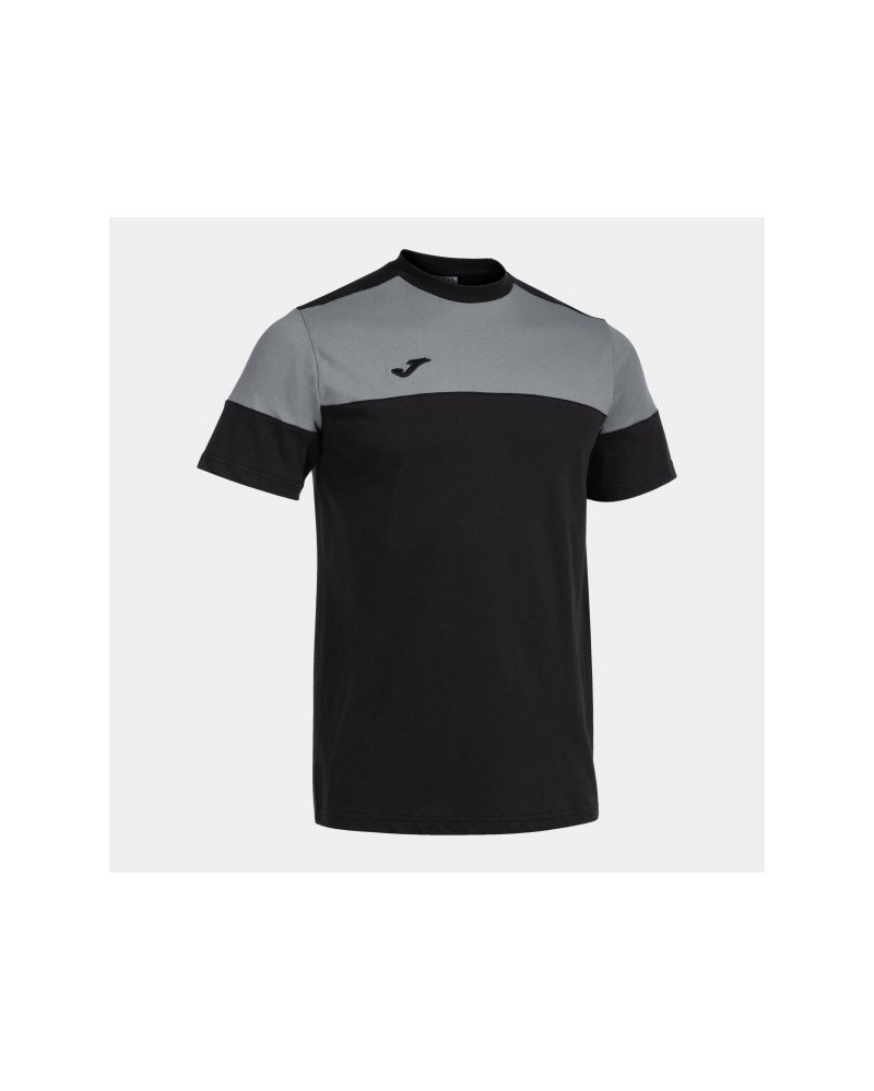 Crew V Short Sleeve T-shirt Black Grey