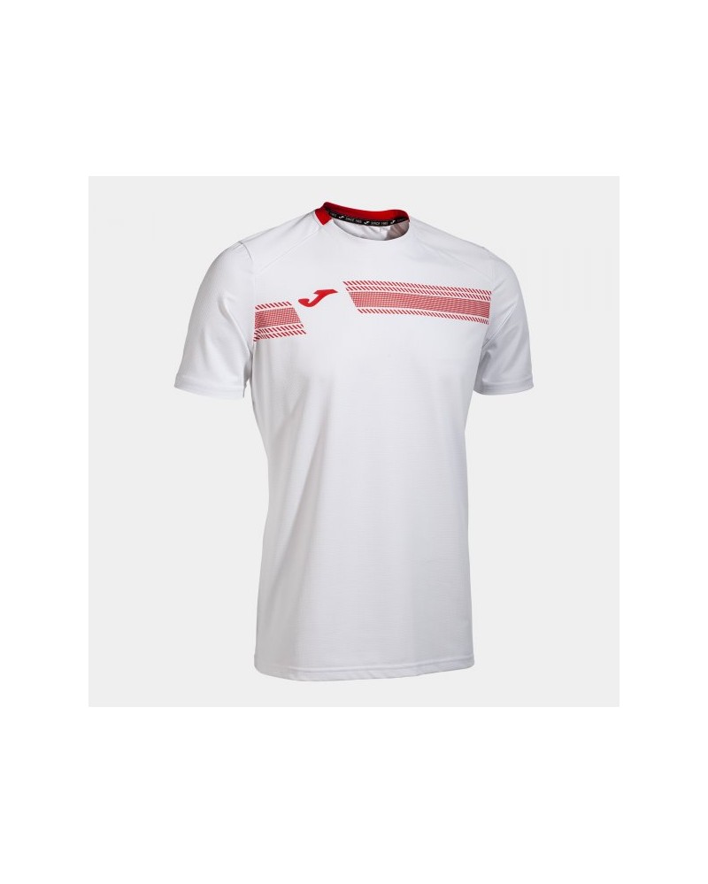 Smash Short Sleeve T-shirt White Red